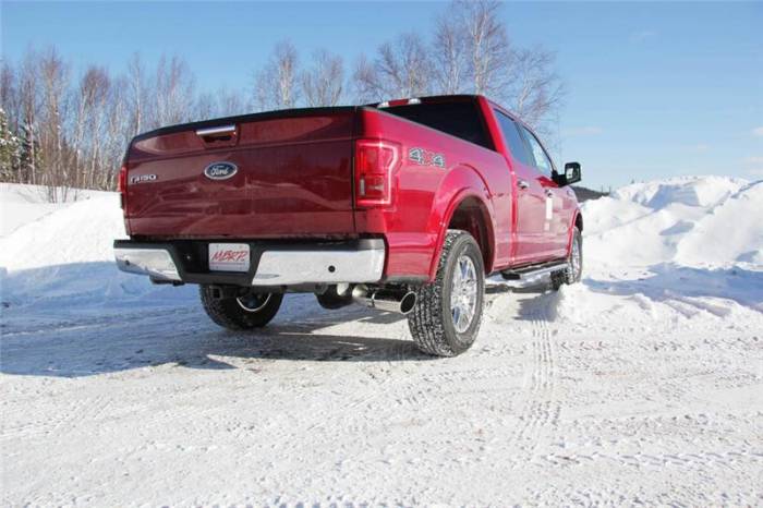 MBRP - MBRP 2015 Ford F-150 2.7L / 3.5L EcoBoost 4in Cat Back Single Side Alum Exhaust System - S5259AL
