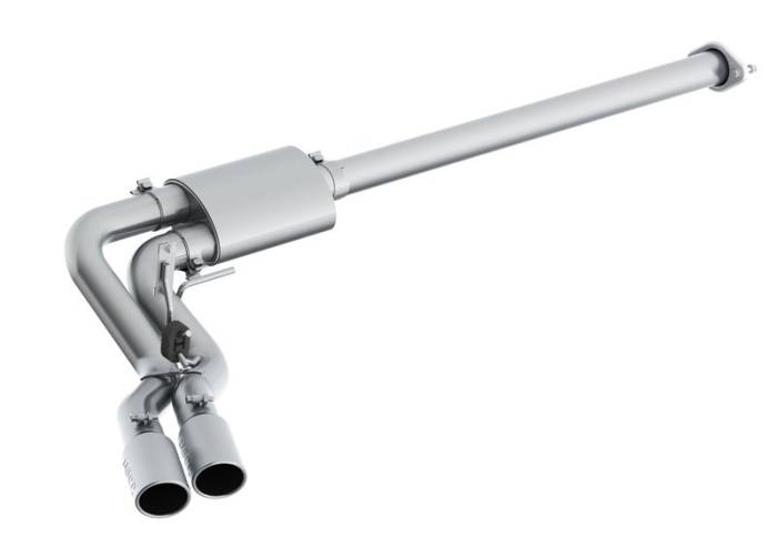 MBRP - MBRP 15-16 Ford F-150 2.7L/3.5L/5.0L 3in Cat Back Single Side Pre-Axle Dual Exit T304 - S5260304