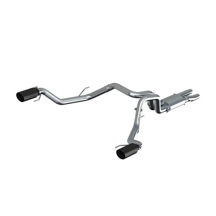 MBRP - MBRP 17-20 Ford F-150 Raptor 3.5L Ecoboost Dual Rear Exit T409 3in Resonator Back Exhaust System - S5264409