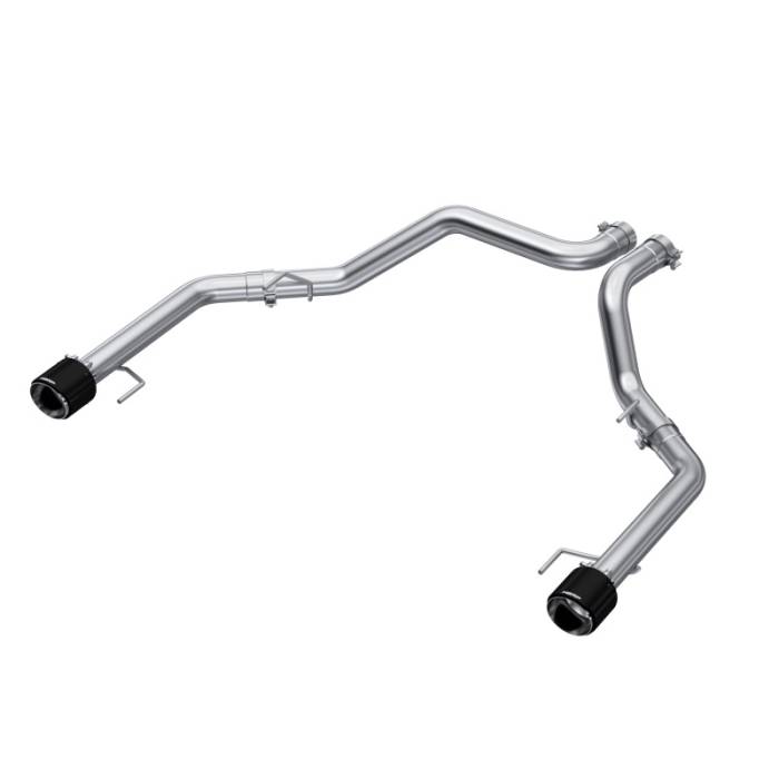 MBRP - MBRP 2021+ Ford F-150 Raptor Axle-Back Dual Rear Exit T304 Performance Exhaust Sys - S52663CF