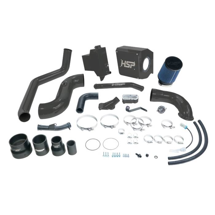 HSP Diesel - HSP Diesel HSP Deluxe No Bridge/Cold Side Bundle Kit For 2007.5-2010 Silverado/Sierra 2500/3500 Kingsport Grey - D-494-DG