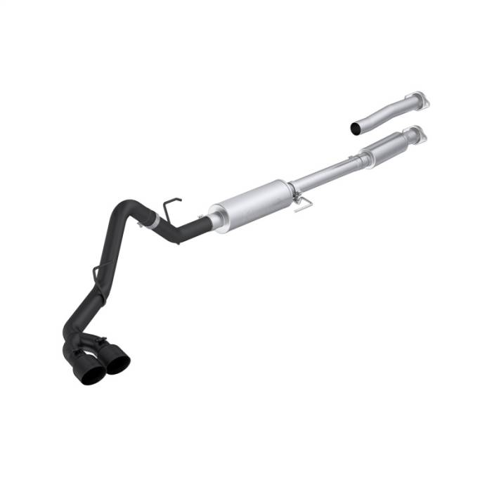 MBRP - MBRP 21-26 Ford F-150 3in Cat Back Single Side Exit Exhaust - Black - S5277BLK