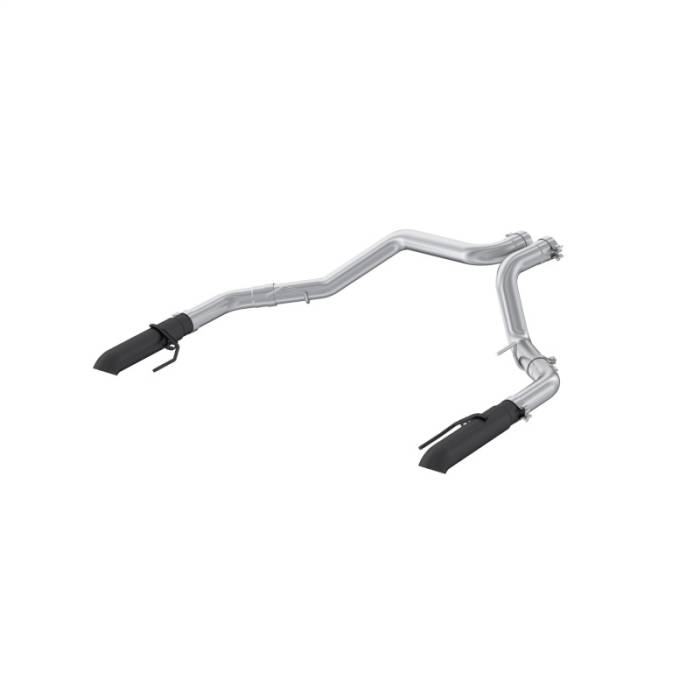 MBRP - MBRP 2022+ Ford F-150 Raptor 3.5L / Raptor R 5.2L 3in Dual Rear Exit Turndown Axle Back - Black - S5278BLK