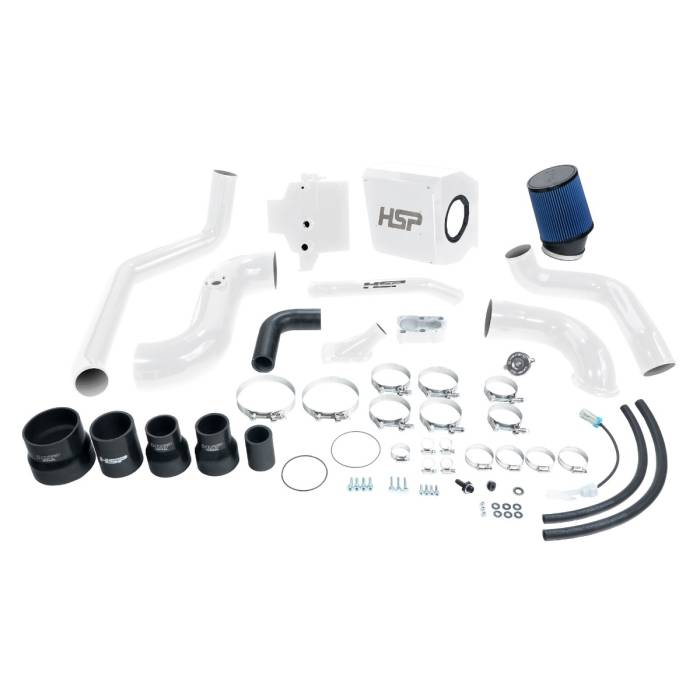 HSP Diesel - HSP Diesel HSP Deluxe No Bridge/ With Cold Side Bundle Kit For 2004.5-2005 Silverado/Sierra 2500/3500-Polar White - D-294-HSP-W