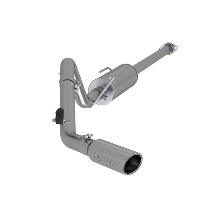 MBRP - MBRP 05-13 Toyota Tacoma 4.0L EC/CC Cat Back Single Exit T409 Exhaust - S5326409