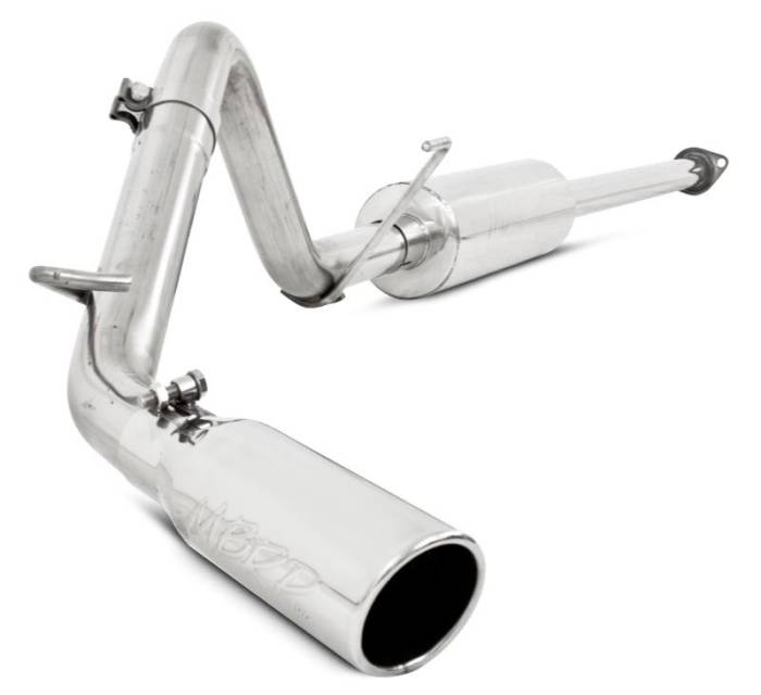MBRP - MBRP 05-13 Toyota Tacoma 4.0L EC/CC Cat Back Single Exit Aluminized Exhaust - S5326AL