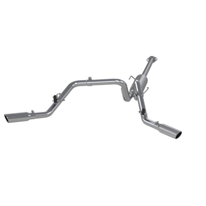 MBRP - MBRP 05-13 Toyota Tacoma 4.0L EC/CC Dual Split Side T409 Cat Back Exhaust - S5328409