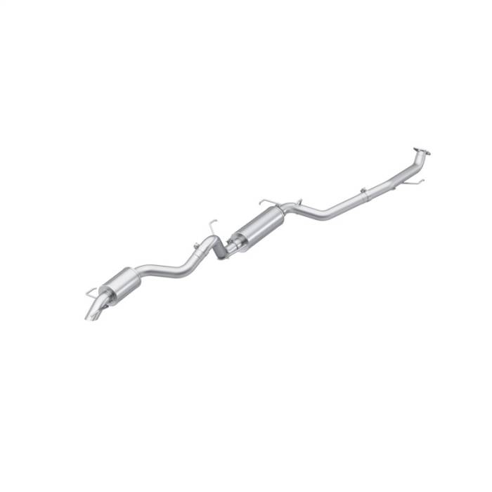MBRP - MBRP 24-26 Toyota Land Cruiser 2.4L 3in Cat-Back Single Rear High-Clearance Turn Down - T304 - S5344304