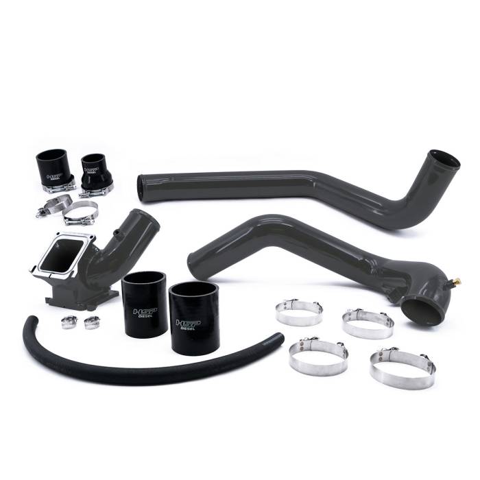 HSP Diesel - HSP Diesel 2006-2010 Silverado/Sierra 2500/3500 Intercooler Charge Pipe Bundle Kingsport Grey - 082-DG