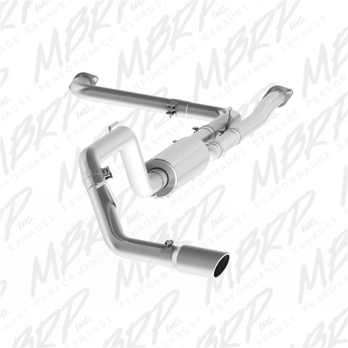 MBRP - MBRP 2016+ Nissan Titan 5.6L XD 4in Tip 3in AL Cat Back Single Side - S5408AL