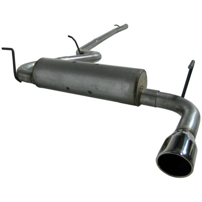 MBRP - MBRP 2007-2009 Jeep Wrangler 4dr 3.8L V6 Cat Back Single - S5502AL