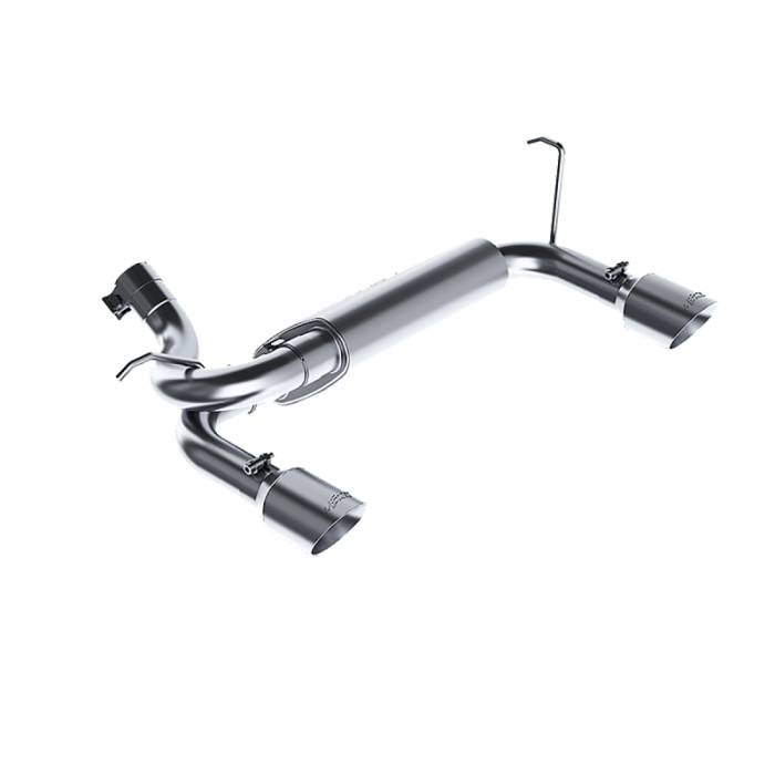 MBRP - MBRP 07-14 Jeep Wrangler/Rubicon 3.6L/3.8L V6 Axle-Back Dual Rear Exit T409 Performance Exhaust Sys - S5528409