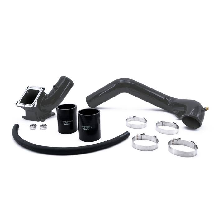 HSP Diesel - HSP Diesel 2006-2010 Silverado/Sierra 2500/3500 Max Flow Bridge and Cold Side Tube Behind Alt Kingsport Grey - 004-DG