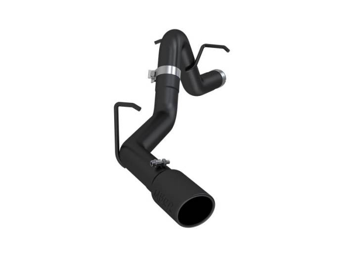 MBRP - MBRP 16-19 Chevy/GMC Colorado/Canyon Duramax 3in Filter Back Single Side Black Coated Exhaust System - S6058BLK
