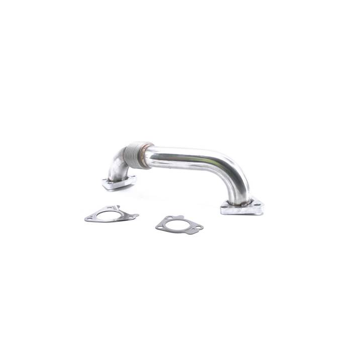 HSP Diesel - HSP Diesel 2001-2004 Chevrolet / GMC 2 inch Replacement Driver Side Up-Pipe Raw - 031-2-HSP-RAW