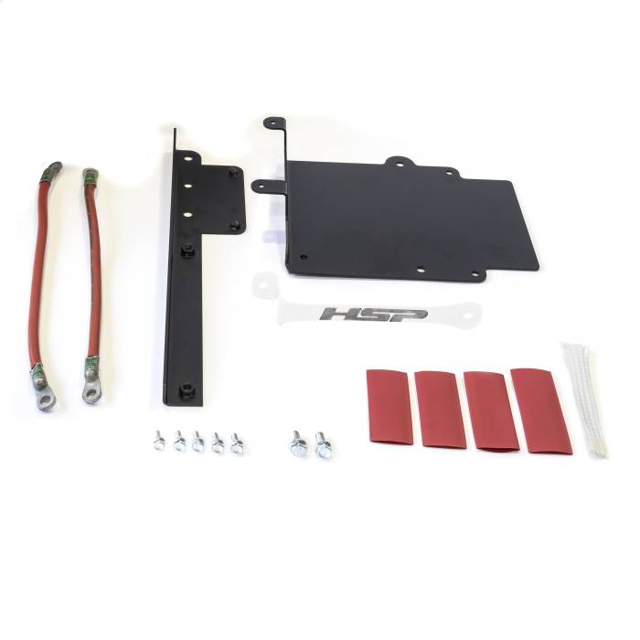 HSP Diesel - HSP Diesel HSP Battery Relocation Kit For 2017-2019 Ford Powerstroke F250/350 6.7L-W - HSP-P-425-2-HSP-W