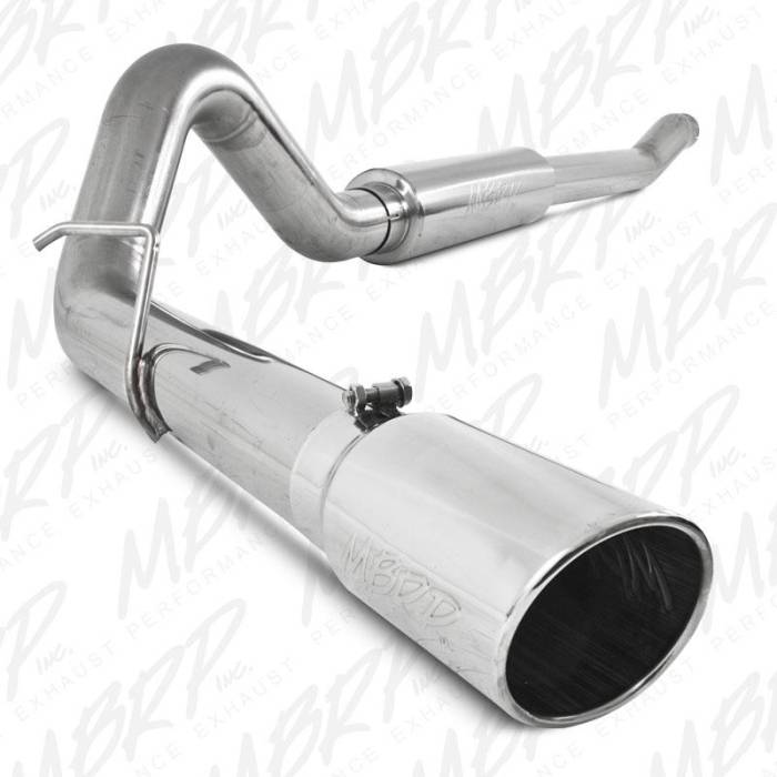 MBRP - MBRP 2003-2007 Ford F-250/350 6.0L EC/CC Cat Back Single Side (Stock Cat) - S6208409