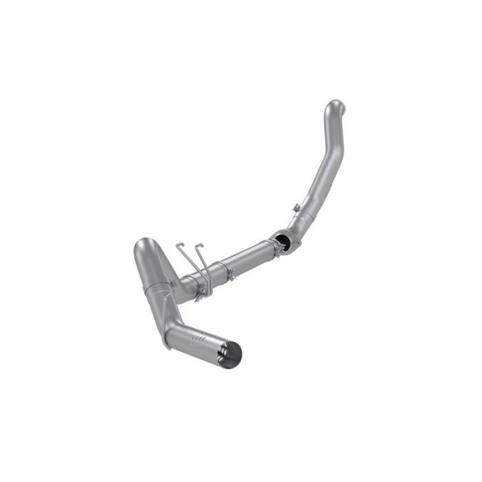 MBRP - MBRP 08-10 F250/F350/F450 6.4L PS AL Steel 4in Filter-Back Single Side - No Muffler w/ DP - S6282PLM