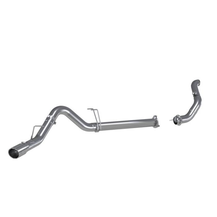 MBRP - MBRP 11-14 Ford 6.7L F-250/350/450 4in Filter Back Single Side Exit Alum and Down Pipe Exhaust - S6284AL