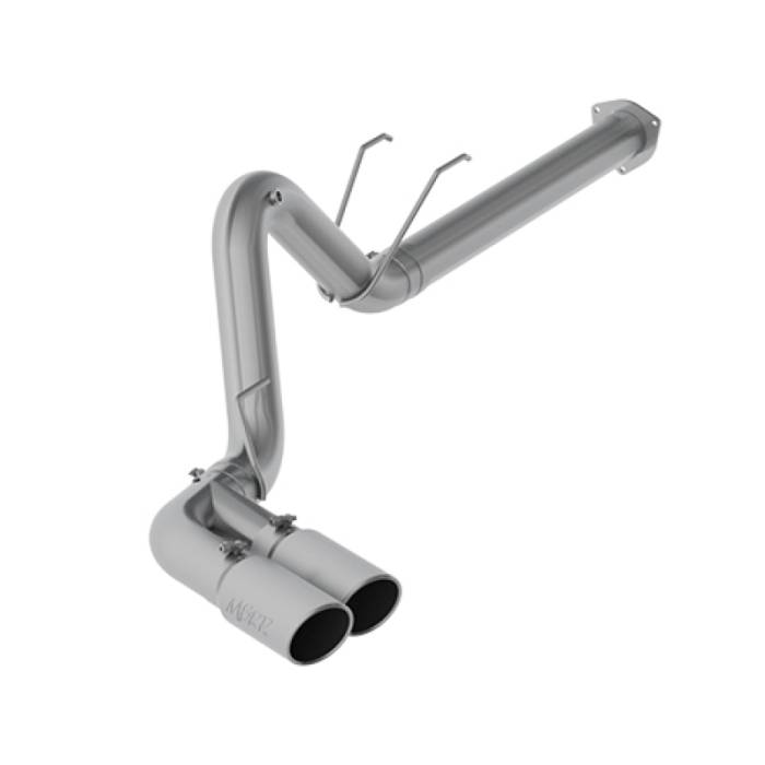 MBRP - MBRP 17-19 Ford F-250/350/450 6.7L 4in Filter Back Single Side Dual Exit T409 Exhaust System - S6290409