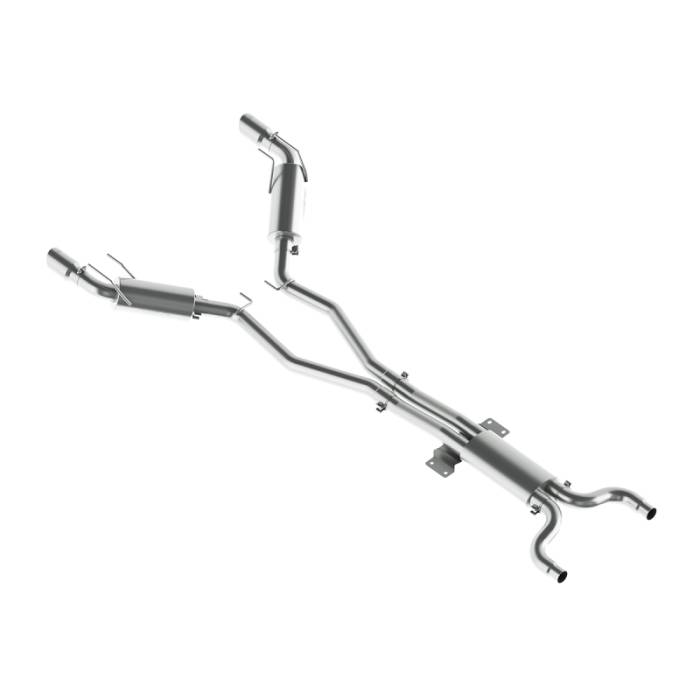 MBRP - MBRP 2010 Chev Camaro V8 6.2L Automatic (L99) 3 Dual Cat Back Round Tips T409 - S7024409