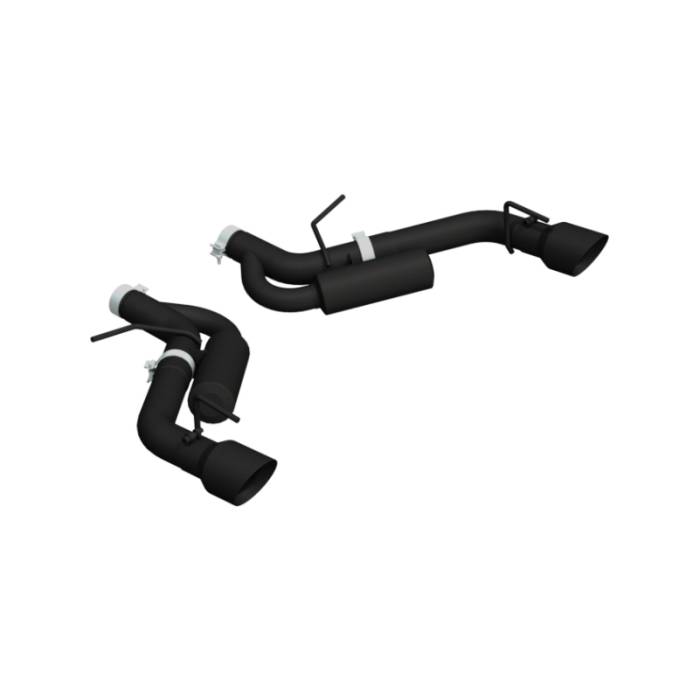 MBRP - MBRP 16-19 Chevrolet Camaro SS Dual Rear Exit Axle Back w/ 4.5in OD Tips - BLK (Non NPP Models) - S7034BLK