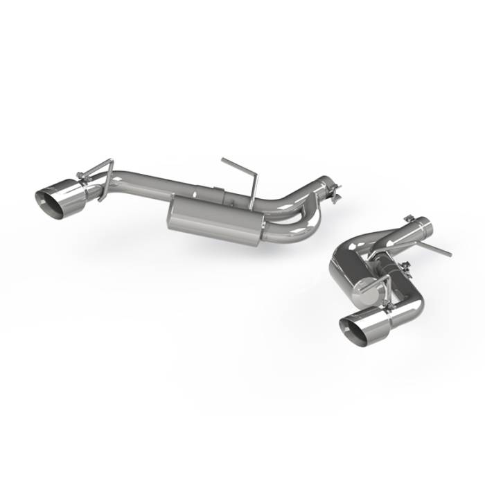 MBRP - MBRP 16-19 Chevrolet Camaro 2.5in Aluminum Non NPP Axle Back Exhaust System - 4in Dual Wall Tips - S7038AL
