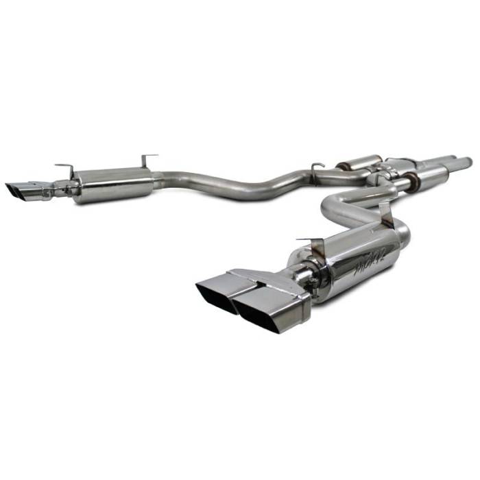MBRP - MBRP 08-11 Dodge Challenger SRT8 6.1L Hemi T304 Cat Back Dual Split Rear - S7110304