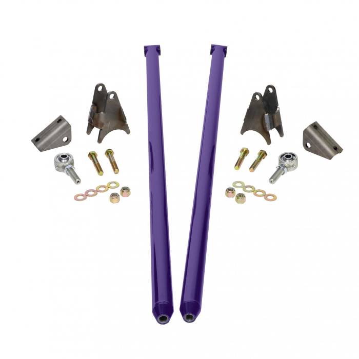 HSP Diesel - HSP Diesel 80 Inch Universal Traction Bars For Offset Leafspring 4 Inch Axle-Illusion Purple HSP Diesel - HSP-U-035-1-4-HSP-CP