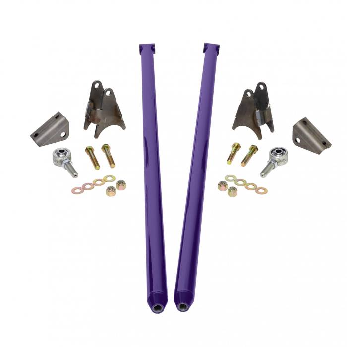 HSP Diesel - HSP Diesel 77 Inch Universal Traction Bars For Offset Leafspring 4 Inch Axle-Illusion Purple HSP Diesel - HSP-U-035-1-3-HSP-CP