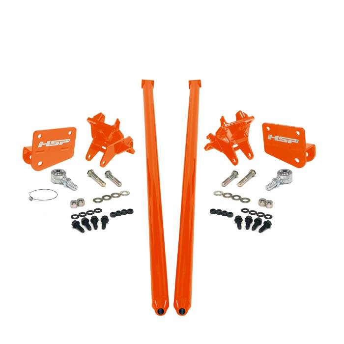 HSP Diesel - HSP Diesel Traction Bars For 2017.5-2022 Ford Powerstroke 6.7L F350 SRW (ECLB,CCSB)-M&M Orange HSP Diesel - HSP-P-435-4-3-HSP-O