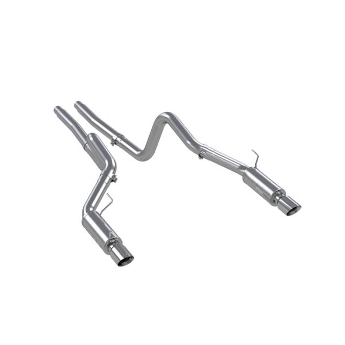 MBRP - MBRP 05-09 Ford Mustang GT 4.6L Dual Split Rear Race Version AL/ 3in Cat Back Exhaust System - S7270AL