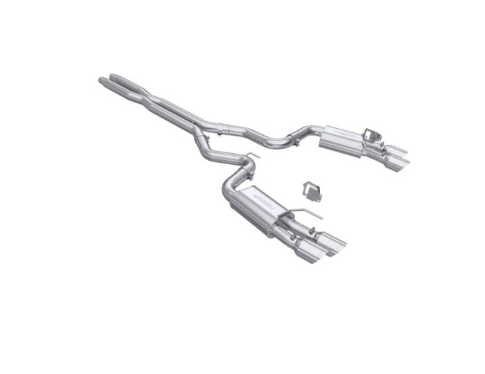 MBRP - MBRP 2024+ Ford Mustang GT Armor Lite 3in Steet Profile Catback Exhaust - Stainless Steel Tips - S7280AL