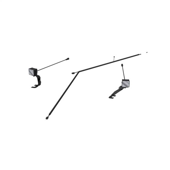 MBRP - MBRP Ditch Light Kit Amber Flood Beam Ford Ranger Raptor 24-26 Upfitter Switch Models Only - SL5270-02FA