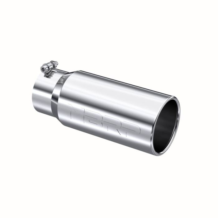 MBRP - MBRP Universal Tip 5 O.D. Rolled Straight 4 inlet 12 length - T5050