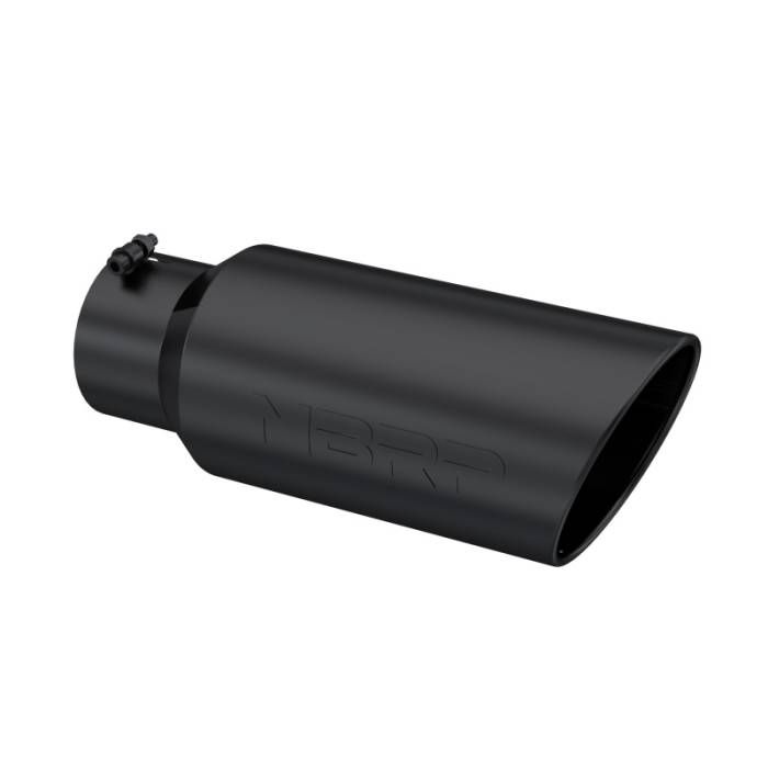 MBRP - MBRP Universal Tip 7in O.D. Rolled End 5in inlet 18in length Black - T5127BLK