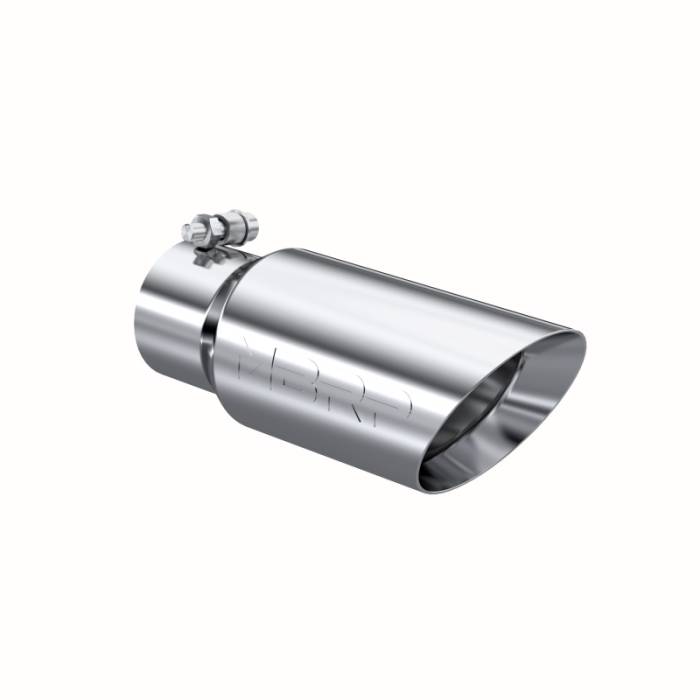 MBRP - MBRP Universal Tip 4in OD 3in Inlet 10in Length Dual Wall Angled End T304 - T5156
