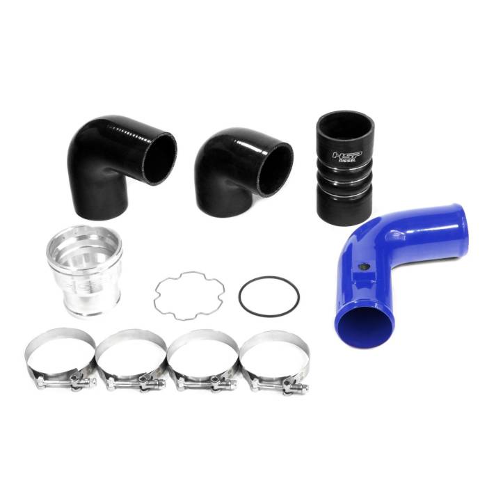 HSP Diesel - HSP Diesel Replacement Cold Side Tube For 2011-2022 Ford Powerstroke F250/350 6.7L-Illusion Blueberry HSP Diesel - HSP-P-405-HSP-CB