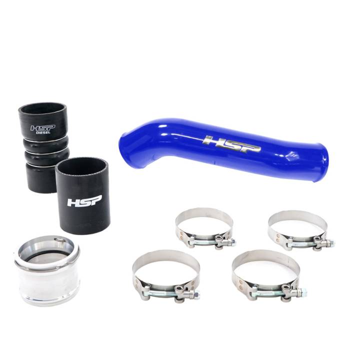 HSP Diesel - HSP Diesel Replacement Hot Side Tube For 2011-2022 Ford Powerstroke F250/350 6.7L-Illusion Blueberry HSP Diesel - HSP-P-400-HSP-CB