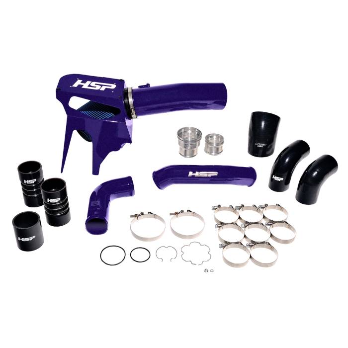 HSP Diesel - HSP Diesel Intake And Intercooler Bundle Kit For 2020-2022 Ford Powerstroke F250/350 6.7L-Illusion Purple HSP Diesel - HSP-P-493-3-HSP-CP