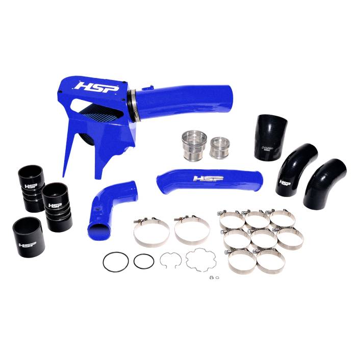 HSP Diesel - HSP Diesel Intake And Intercooler Bundle Kit For 2020-2022 Ford Powerstroke F250/350 6.7L-Illusion Blueberry HSP Diesel - HSP-P-493-3-HSP-CB