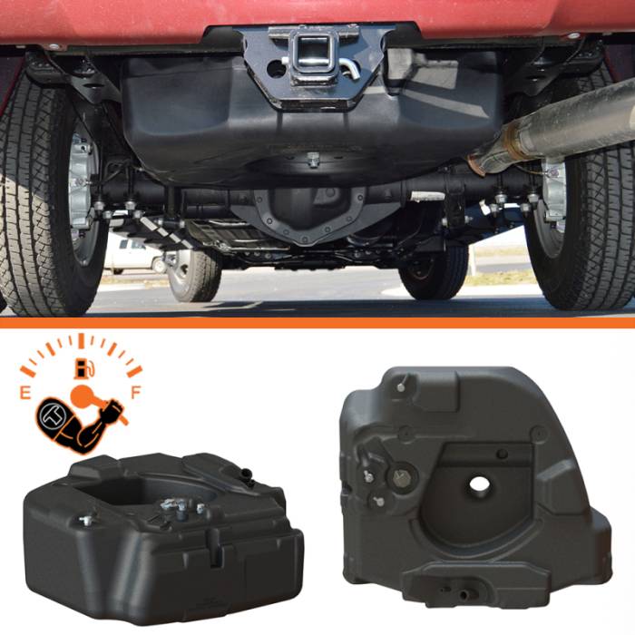 Titan Fuel Tanks - Titan Fuel Tanks 08-16 Ford F-250/F-350/F-450 PowerStroke 30 Gallon Spare Tire Auxiliary Fuel System - 4020208