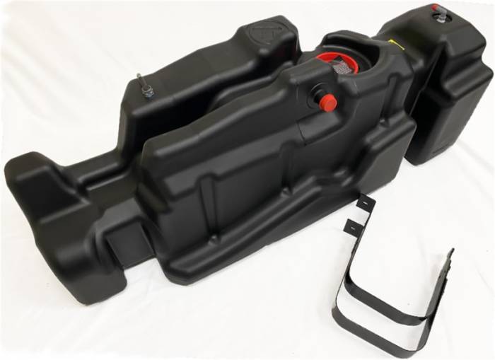 Titan Fuel Tanks - Titan Fuel Tanks 20-24 GM 2500/3500 Duramax Crew Cab Short Bed 56 Gallon XXL Mid-Ship Fuel Tank - 7010220