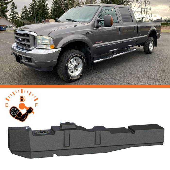 Titan Fuel Tanks - Titan Fuel Tanks 99-07 Ford F-250/F-350 PowerStroke Crew Cab Long Bed 67 Gallon XXL Mid-Ship Tank - 7020399