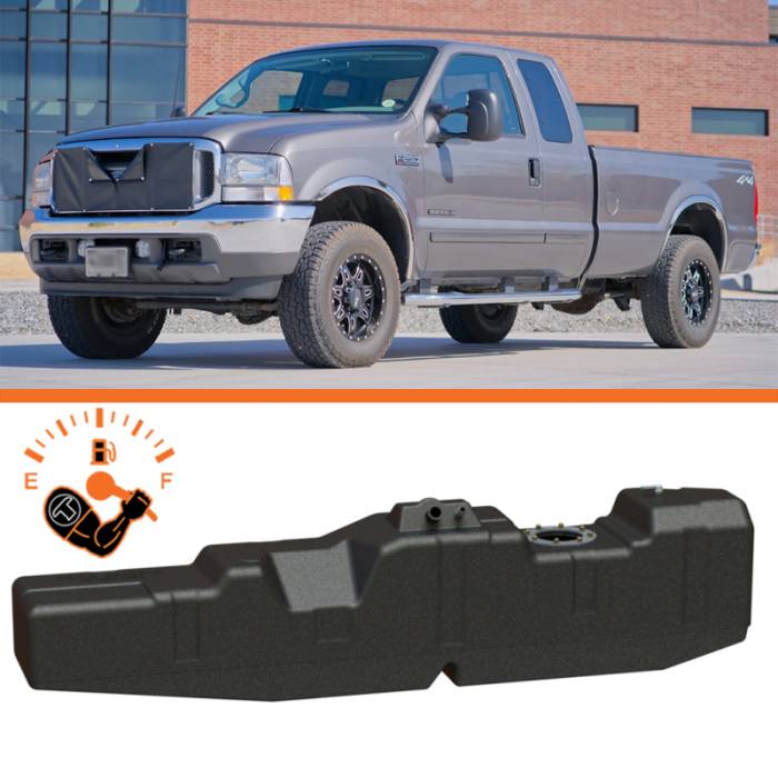 Titan Fuel Tanks - Titan Fuel Tanks 99-07 Ford F-250/F-350 PowerStroke Crew/Ext. Cab Long Bed 60 Gal. XXL Mid-Ship Tank - 7020599