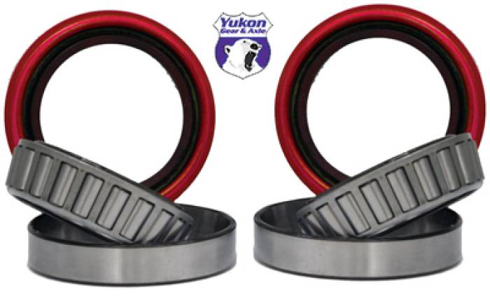Yukon Gear & Axle - Yukon Gear & Axle Yukon Gear Rplcmnt Axle Bearing and Seal Kit For 60 To 76 Dana 44 and Chevy/GM 3/4 Ton Front Axle - AK F-G03