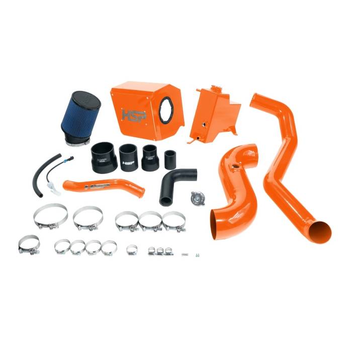HSP Diesel - HSP Diesel Deluxe No Bridge/Cold Side Bundle Kit For 2011-2012 Chevrolet/GMC-M&M Orange HSP Diesel - HSP-D-594-1-HSP-O