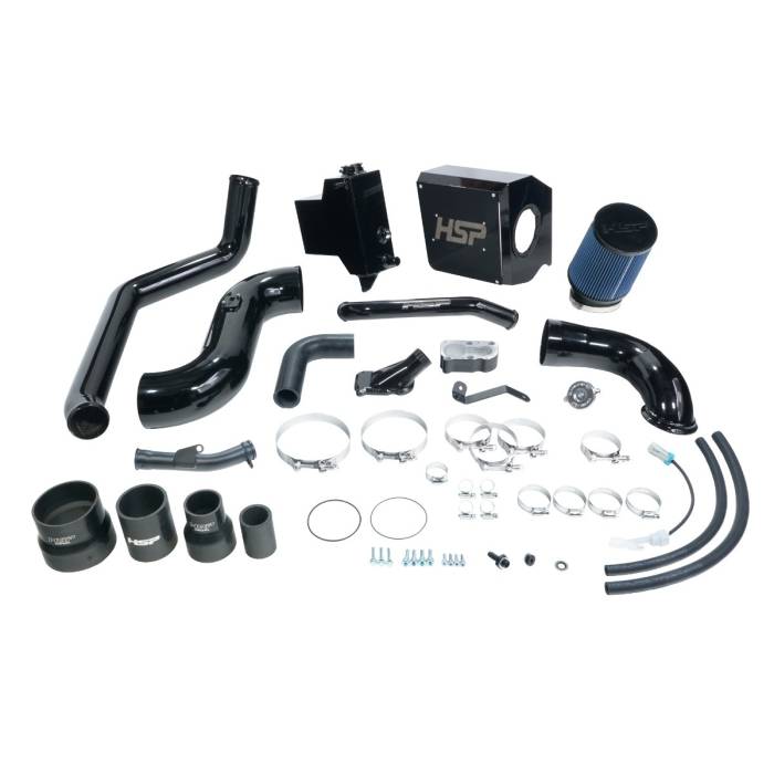 HSP Diesel - HSP Diesel Deluxe No Bridge/Cold Side Bundle Kit For 2007.5-2010 Chevrolet/GMC-Ink Black HSP Diesel - HSP-D-494-HSP-GB