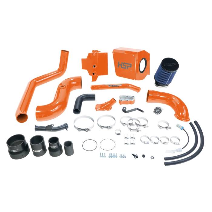 HSP Diesel - HSP Diesel Deluxe No Bridge/Cold Side Bundle Kit For 2006-2007 Chevrolet/GMC-M&M Orange HSP Diesel - HSP-D-394-HSP-O