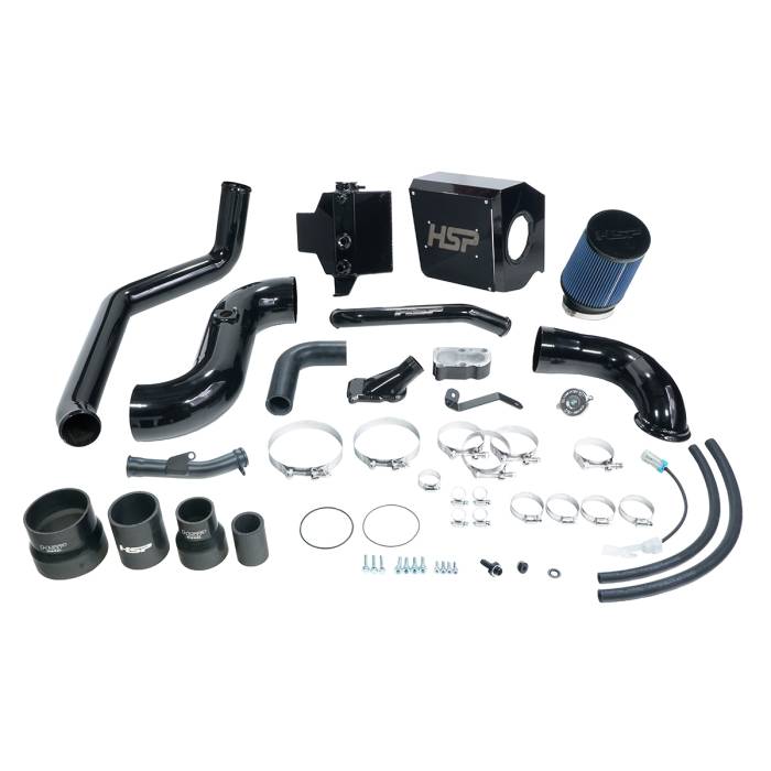 HSP Diesel - HSP Diesel Deluxe No Bridge/Cold Side Bundle Kit For 2006-2007 Chevrolet/GMC-Ink Black HSP Diesel - HSP-D-394-HSP-GB